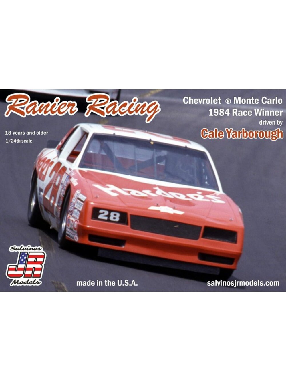 Nascar Plastic Model Kit - Salvinos JR Models, Detailed Build for Collectors